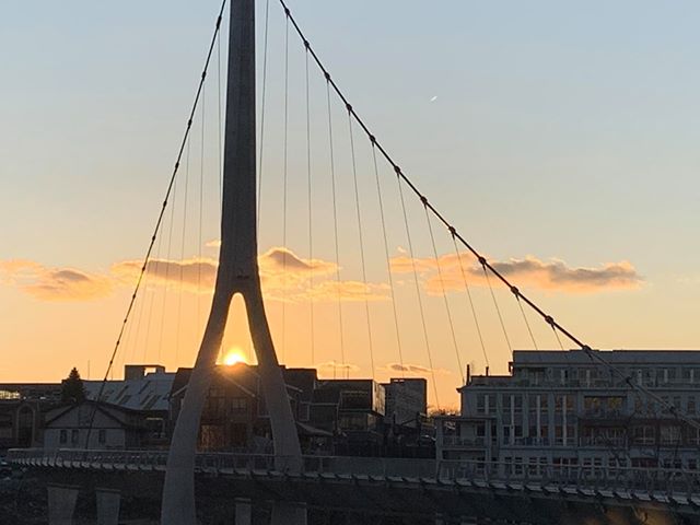 DublinOhio's tweet photo. Dublin is proud to nominate Megan O’Callaghan as our 2020 #COSISTEMStar and to serve as Grand Marshal for the upcoming @COSI Science Festival because of her passionate involvement, oversight &amp; management of Dublin's new pedestrian bridge over the Scioto River. @MeganOCa11aghan https://t.co/ccQN6HbNX4