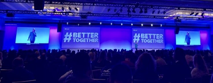 What an epic week of connecting with amazing &amp; inspiring people. #BetterTogether #MSFTAdvocate