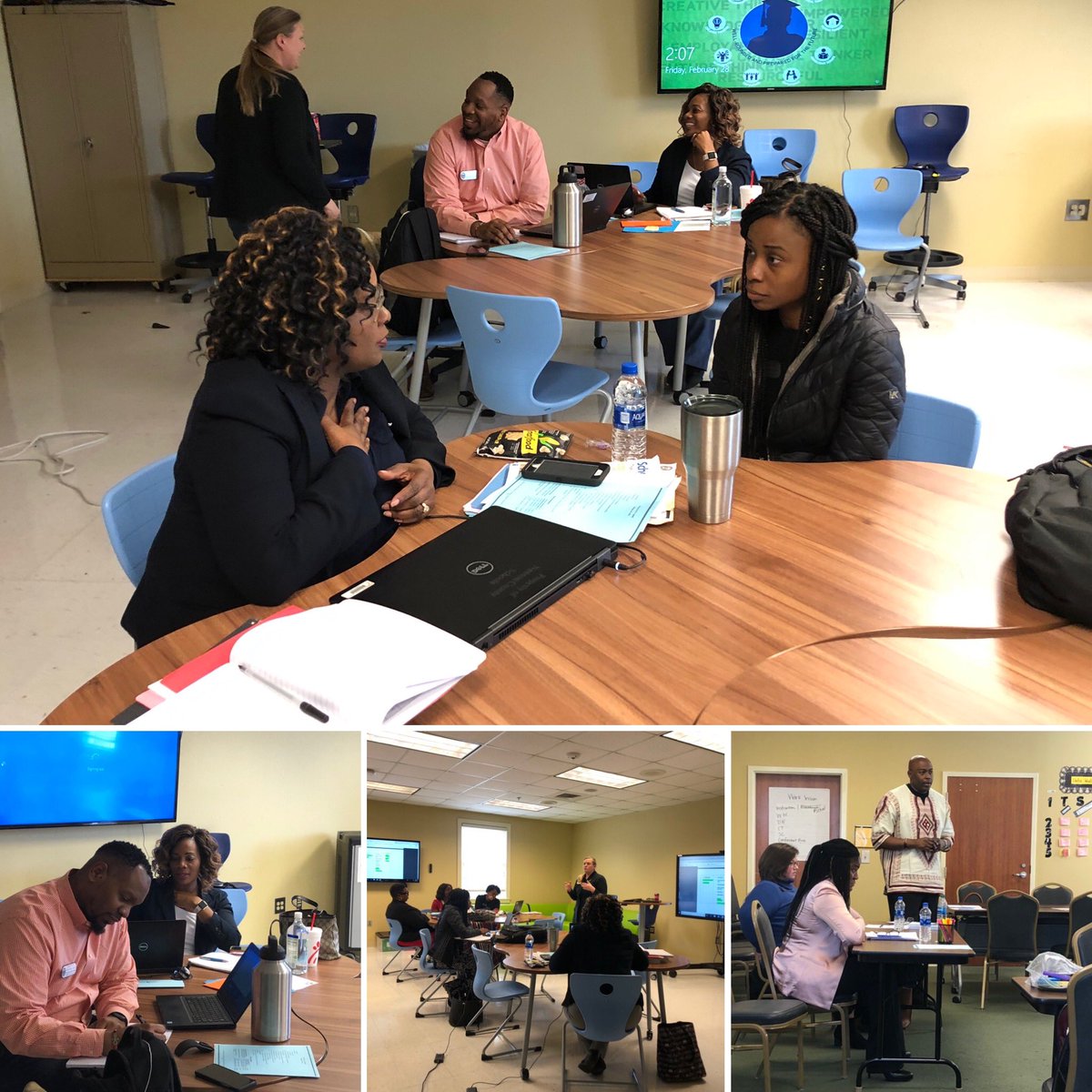 Today N.E.X.T aspiring leaders completed the Culture &amp; Climate module. The focus: How administrators build &amp; support a positive school culture &amp; climate, as well as the impact both have on student achievement, instructional practices, etc. #NCSSBeTheBest #N10 #NewtonsNEXTLeaders