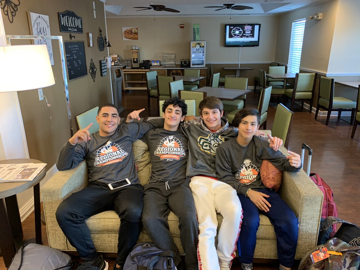 First Cypress Wrestling  team to score a win in there weight classes at regionals 195-Jovanni Addison 152-Jonathan Cardona 113-James Ruiz    go coyotes🐺