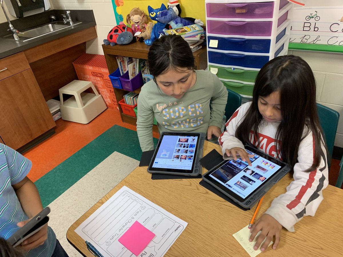 Closing our second grade biography units with our research projects using Chatterpix. #HCISDDLDAY20