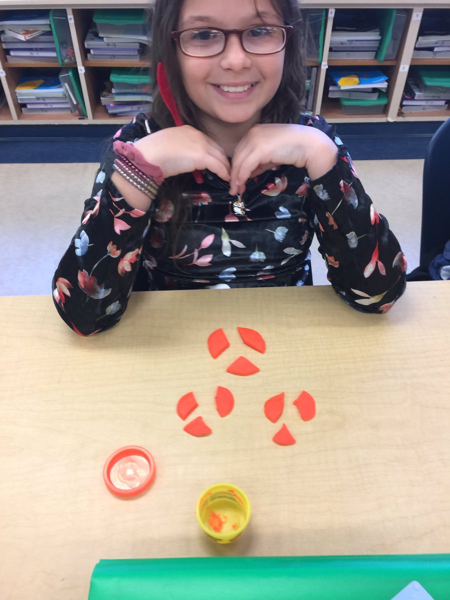 pammel10's tweet photo. Today we were dividing fractions and whole numbers using playdoh! Fun times in 5th @scesbobcats @VCSMath @volusiaschools @amhall814 https://t.co/nJD5J58v8V