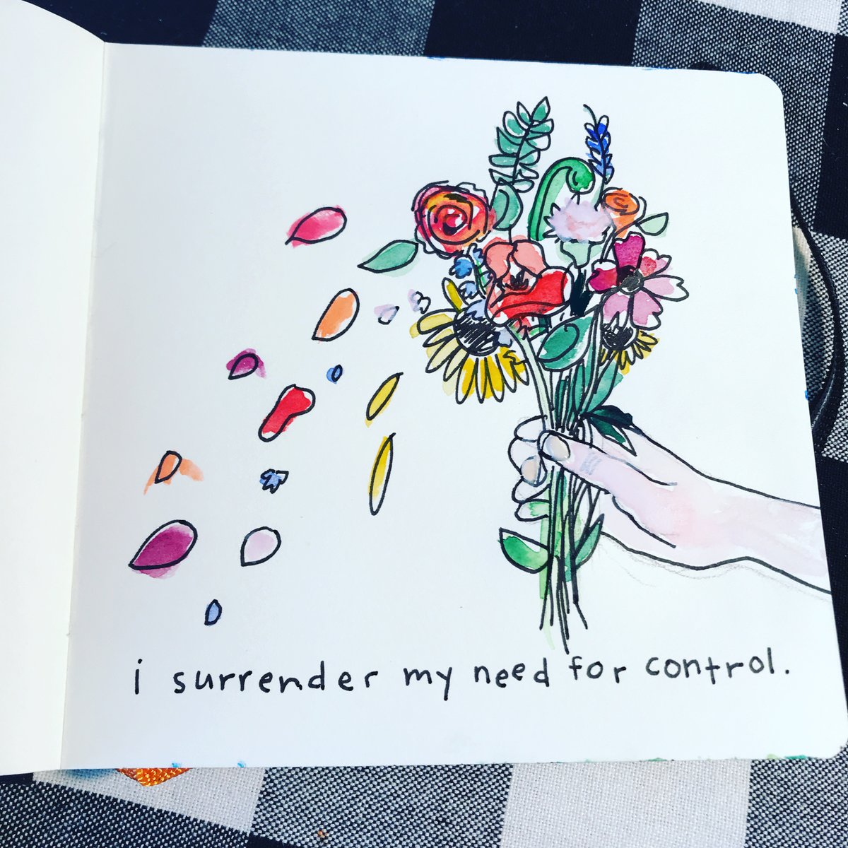 MaryDeMuth's tweet photo. Today’s #lentenart is pretty straight forward. The more I tight-fist my life and try to control it, the more damage my soul experiences. #40daysofsurrender https://t.co/3l0AMPxErB