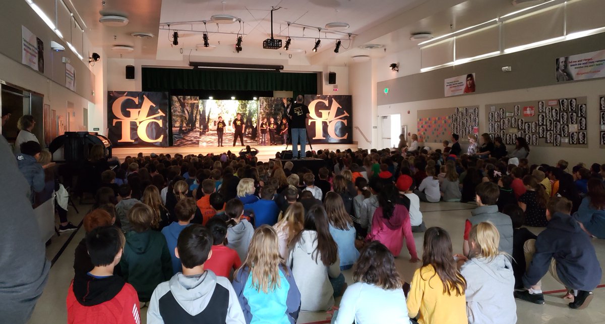 Our GVTC students put on a fantastic show for us this morning with a great message! We might have a future broadway star from Green Valley. Second performance this evening at 7pm.