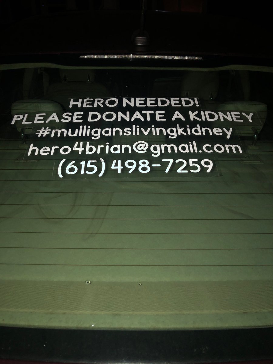 <a href="/marshallchapman/">Marshall Chapman</a> Can I get a retweet please? VU ‘ 90. Trying to promote organ donation through music. Also trying to reach Chris Stapleton. On nightly dialysis and looking for a living donor. Working with Mulligans Living Kidney Donors(Louisville) Listed at Vandy and Cincy.