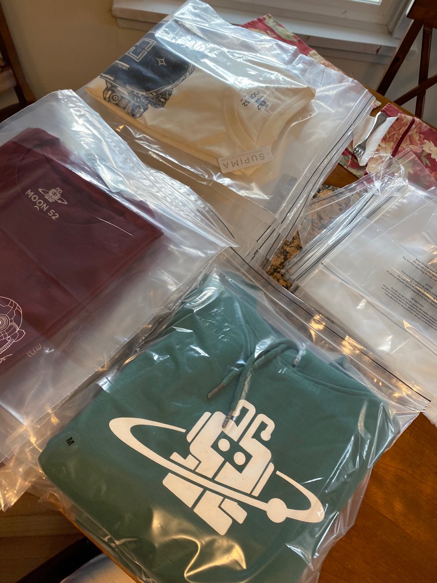 TheTrueAbstract's tweet photo. As always I handle all creative direction, source all my garments unlike many who purchase low quality wholesale from the same shops that print their stuff, and ship every piece myself to all of you. So excited for this new chapter for #MoonFiveTwo https://t.co/9L2MziYR8P