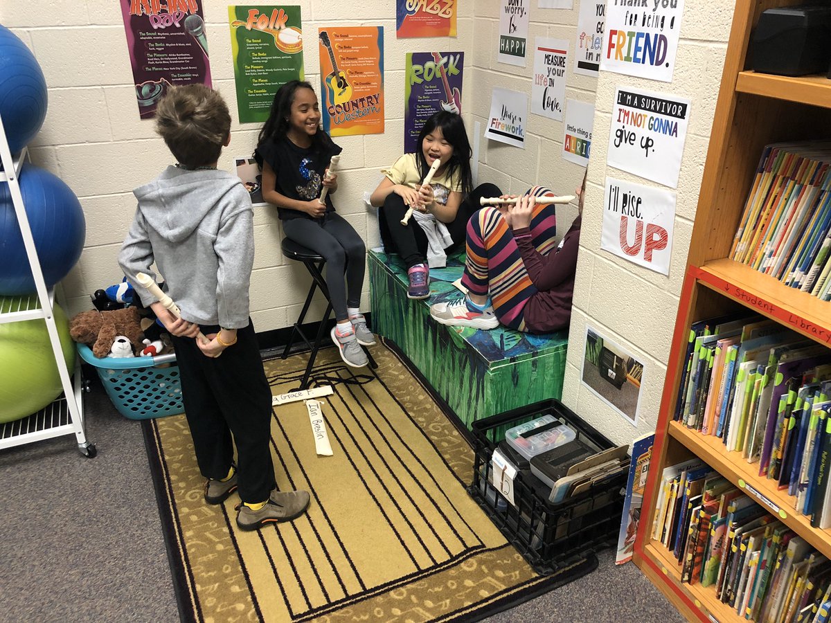 3rd Graders collaborate to help each other develop great recorder skills! <a href="/PoplarTreeES/">PoplarTreeES</a>