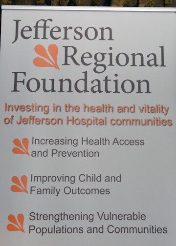 AustinDavisPA's tweet photo. Great to join the Jefferson Regional Foundation today for their “Around the table” event! It was exciting to see so many nonprofits collaborating to improve our region! Their theme was every voice counts! #LetsWork https://t.co/qNGJNMtPt9