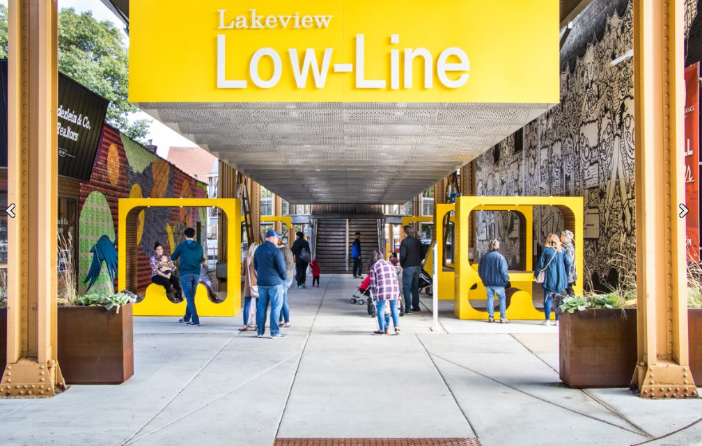 chiarchitecture's tweet photo. When the Lakeview Chamber of Commerce drafted its master plan in 2012, one of its priorities was developing the underutilized path along the city’s “L” tracks between the Southport and Paulina stations on the Brown Line. https://t.co/2fwslGPLUm https://t.co/2hesNSeSG9