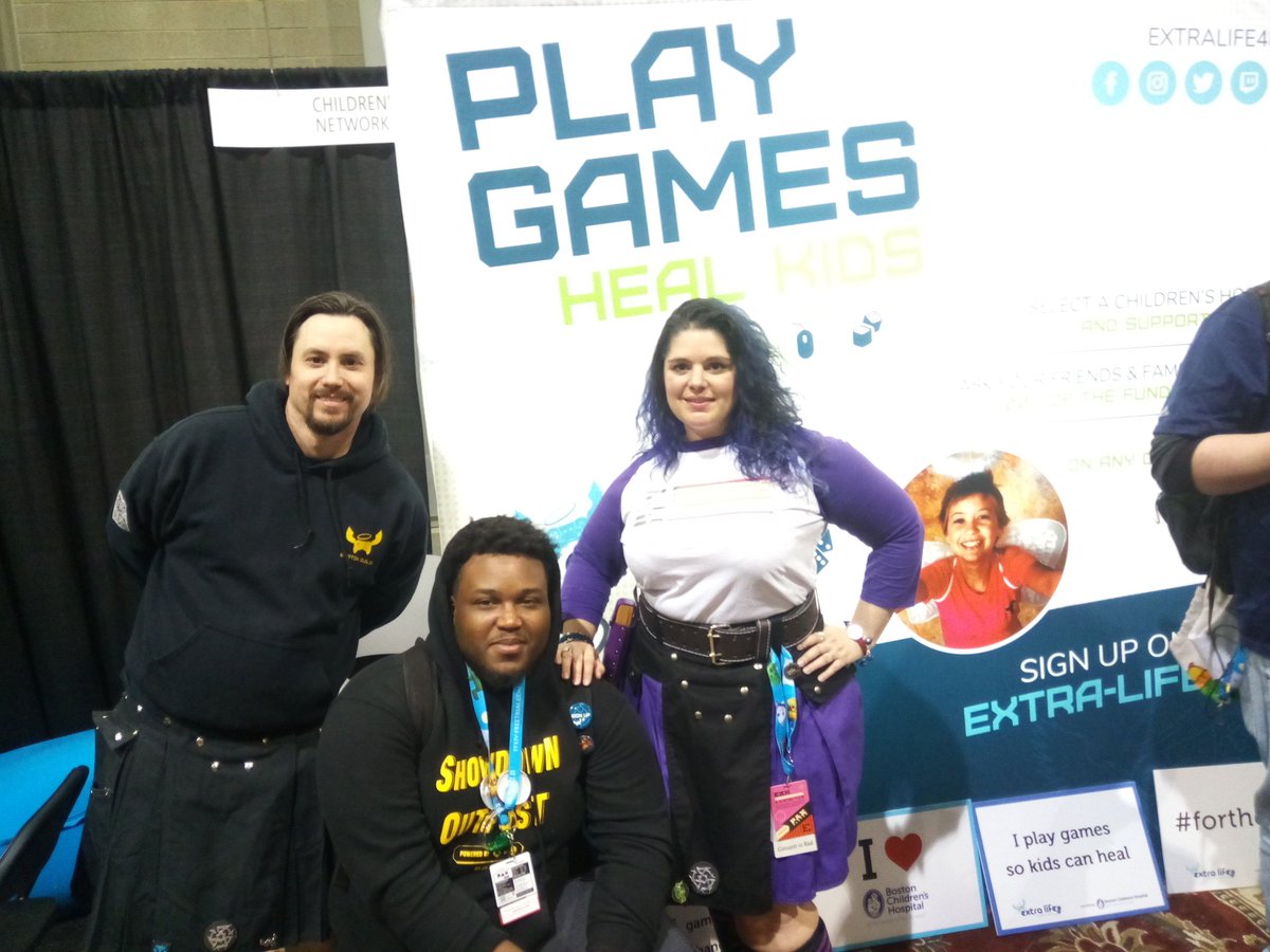 Just met with the amazing people  at <a href="/ExtraLifeBoston/">Extra Life Boston</a>! If you're at #PAXEast  guy them u and show some love!