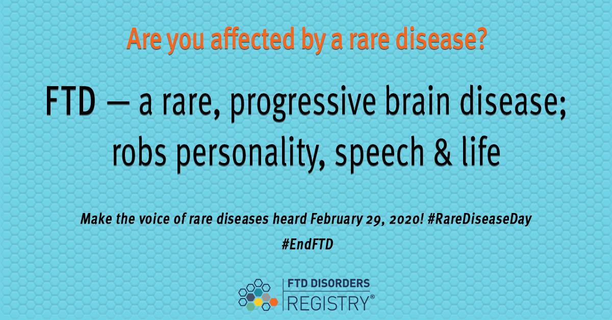 EndFTDregistry's tweet photo. Frontotemporal degeneration (FTD) is the most common cause of dementia in people under the age of 60. #EndFTD https://t.co/Al0639pMCc