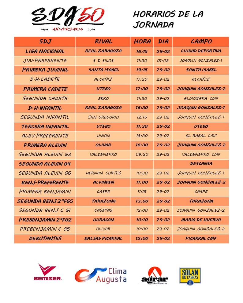 Juventud_CF's tweet photo. 🧡⚽ Nueva Jornada 🏟️
Mucha suerte para los equipos!!! 💪💪 #FormandofutbolistasForjandopersonas
#AupaJuventud
#lafabricanaranja
#SDJ50 https://t.co/tw69EUFkpE