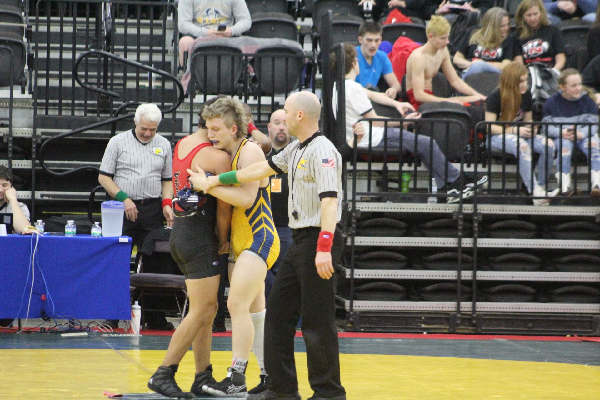 Carl on Twitter "State Wrestling Sportsmanship Local rivalry is put aside as