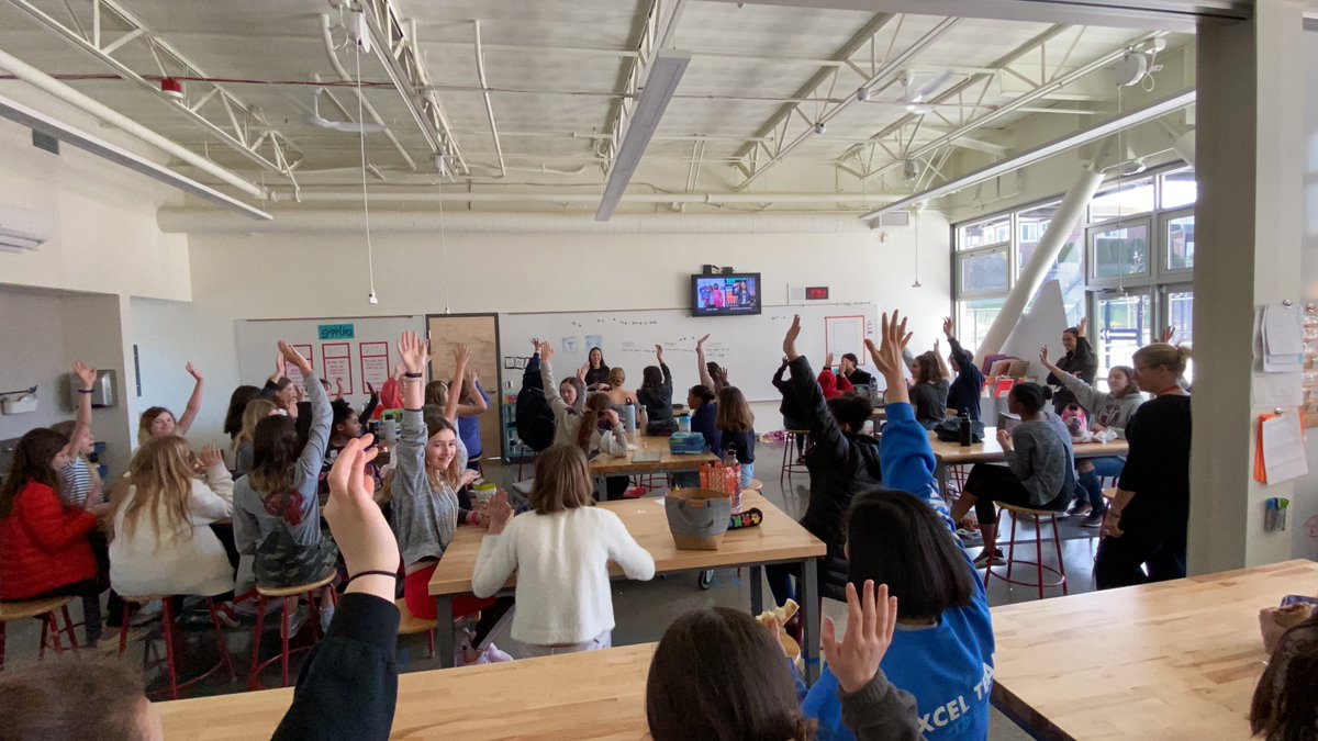 Minecraft's Helen Chiang was on campus for a huge STEAM Café yesterday! Thank you, <a href="/Pr1ncessP1ggy/">Helen Chiang</a>, for talking to our gurls about how to succeed in the male-dominated gaming industry...and more! instagram.com/p/B9FsjloJr2g/