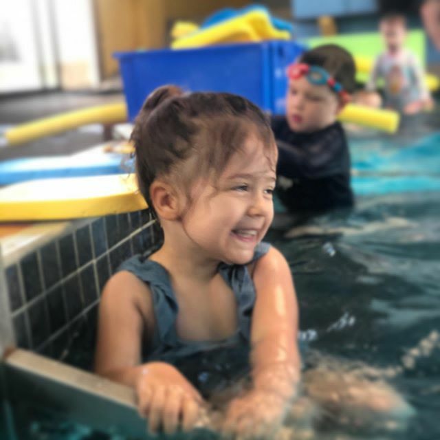 Early days of a driven overachiever #mumtraits. Pretty pleased with herself for moving up a swim class #maisiejoyce ift.tt/2I6vfpG