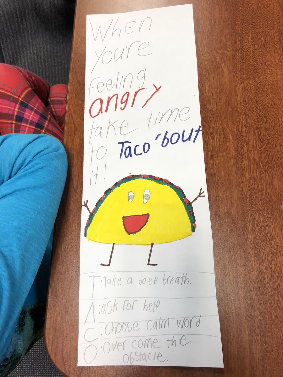How can thinking about a TACO help you when you feel angry? Our Wildcats explain! 🌮 🌮🌮#inspire96 #WildcatWOW