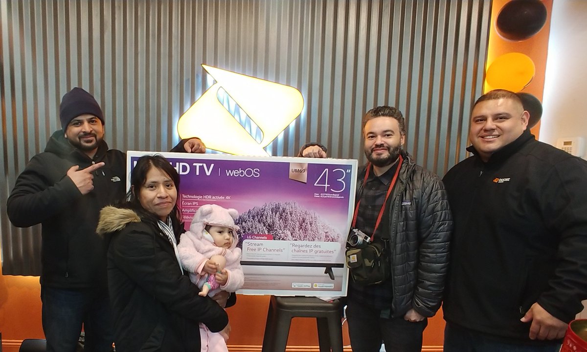 Winner! Winner! @IncMobitel. 356 W 145th st. N.Y. N.Y. @sellwithLG @Pincus_NEast Rosalva Maldonado won the LG Smart TV