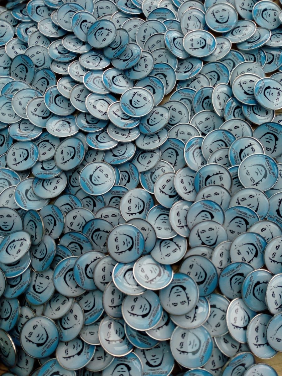 I now have 500 badges £2 a piece