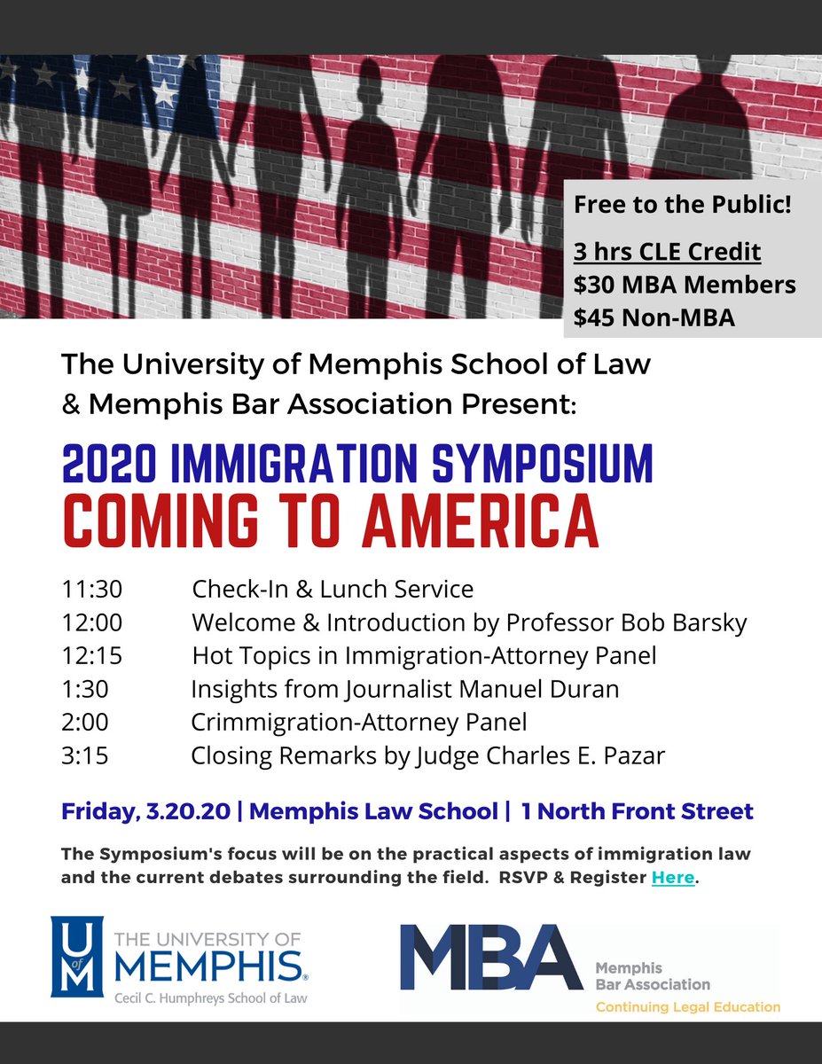 Check out our immigration event next month organized by a number of our great student organizations!