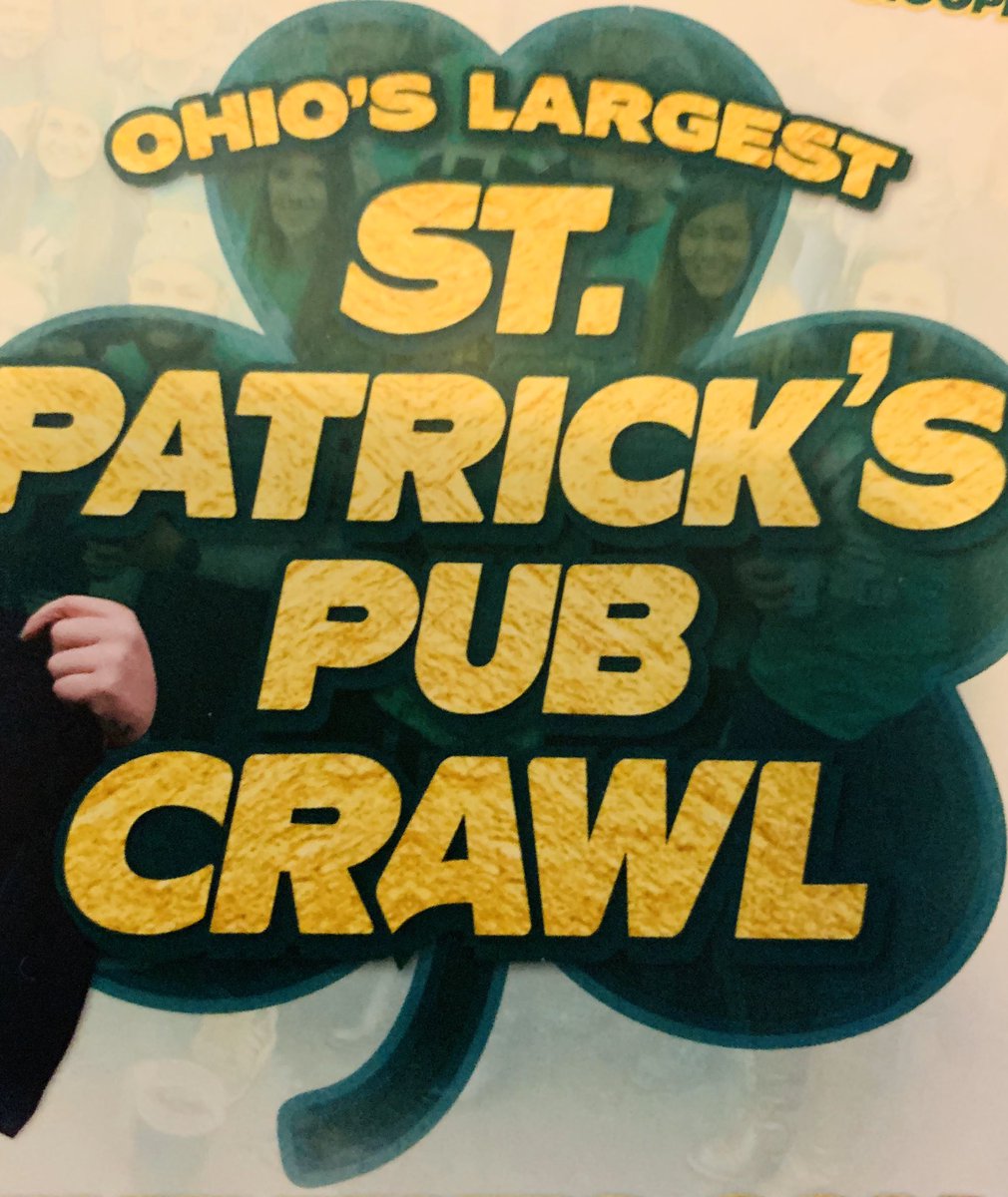 Guys don’t forget to register for the BIGGEST bar crawl in Columbus Ohio! Only a few more weeks till the big day 🩲🩲🍀🍀🍀 #stpatricksday #drinkmorebeer #drinkgreen #arenadistrict #barcrawl