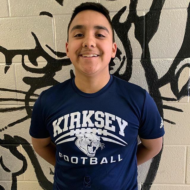 KirkseyCougars's tweet image. .@KirkseyFootball Man of the Week is Christian Lopez. Christian is working his tail off and we expect big things from this guy come next season. Proud of his attitude and effort this off season. #AVO #MakingBetterMen