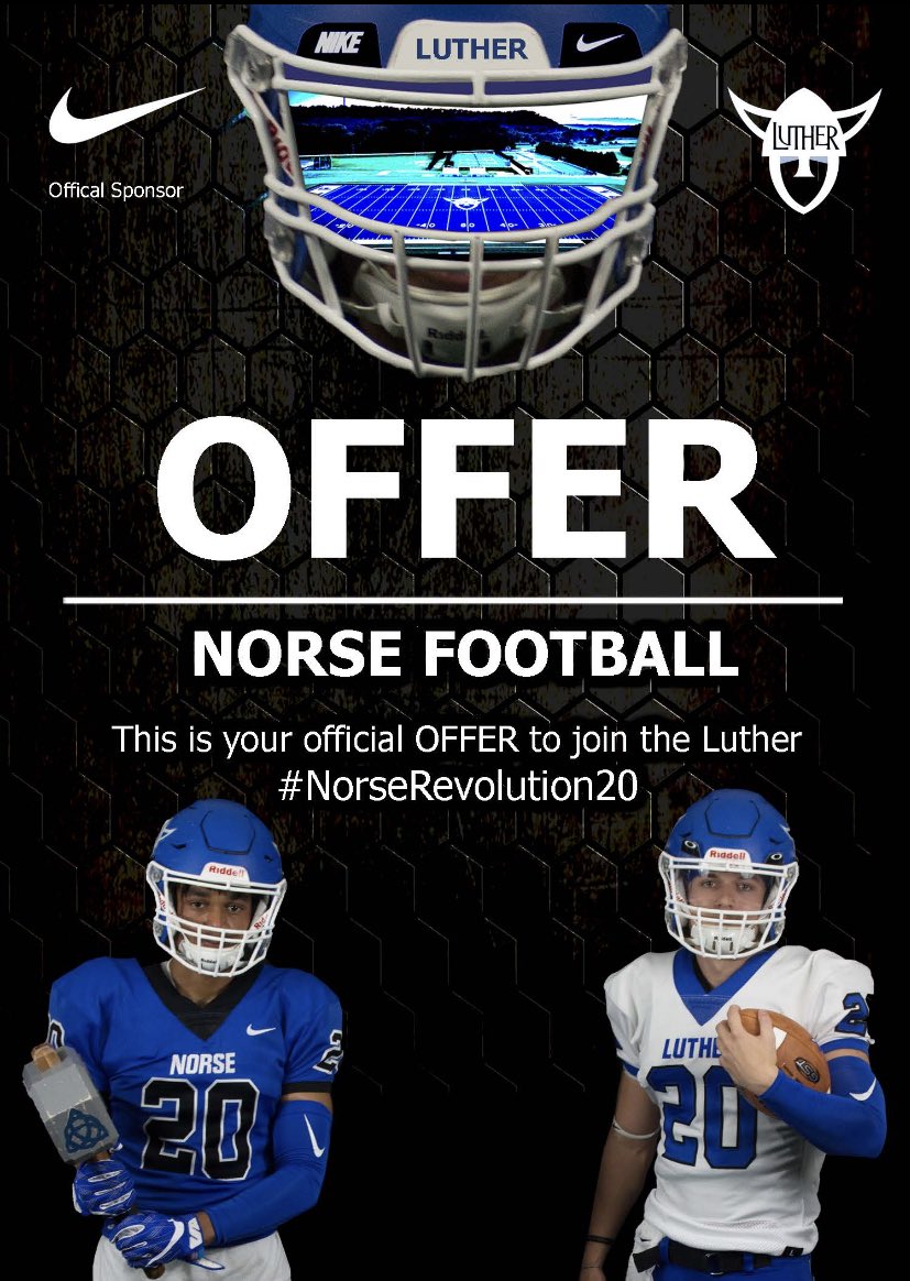 Elijah Smith 🔟 (@imobviouslyeli) on Twitter photo I’m blessed to say I have earned an offer to further my education and show the world who I am at Luther College 🙏🏾🔟<a href="/LutherFootball/">Luther Football</a> I’m blessed to say I have earned an offer to further my education and show the world who I am at Luther College 🙏🏾🔟<a href="/LutherFootball/">Luther Football</a>