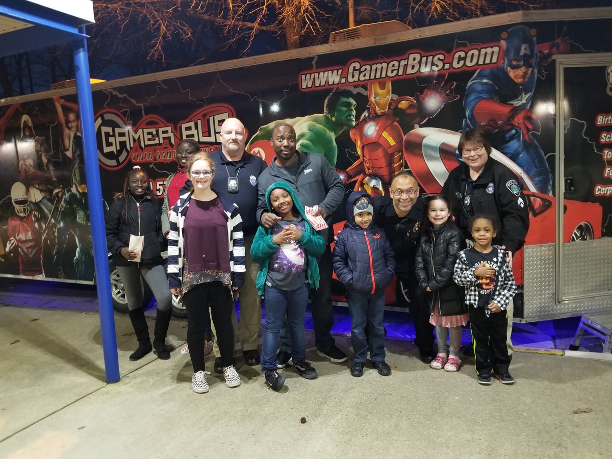 We are having a great time at Jenkins Elementary School Family Game &amp; Movie Night.