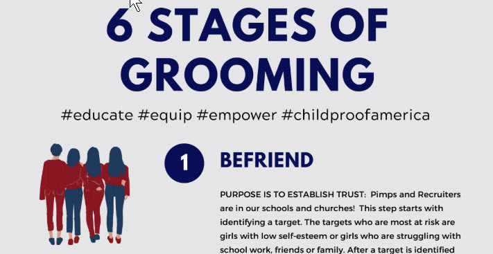 How sex traffickers gradually groom their victims - and how you  can recognize their tricks.  #childabuse #humantrafficking #childendangering #8 dbhas.info/2vfpoeP