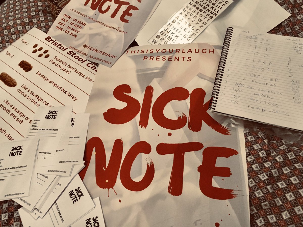 Tonight, I’m preparing a Snelling Eye Test. Already got my printing done of the Bristol Stool Chart plus other shit, via <a href="/HanwayPrint/">Hanway Print</a> in #islington. They’re awesome, tipped by <a href="/Strip_Light/">strip light</a> Tamara <a href="/ebdonmgt/">Ebdon Management</a>. Totally recommended. Doing all mine there now. #sicknote
