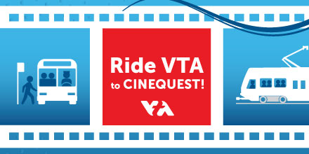 VTA's tweet photo. Skip Sundance and cancel your flight to Cannes. Let VTA take you to @cinequest 2020 instead! #TryVTA https://t.co/ENV3ODHjA4