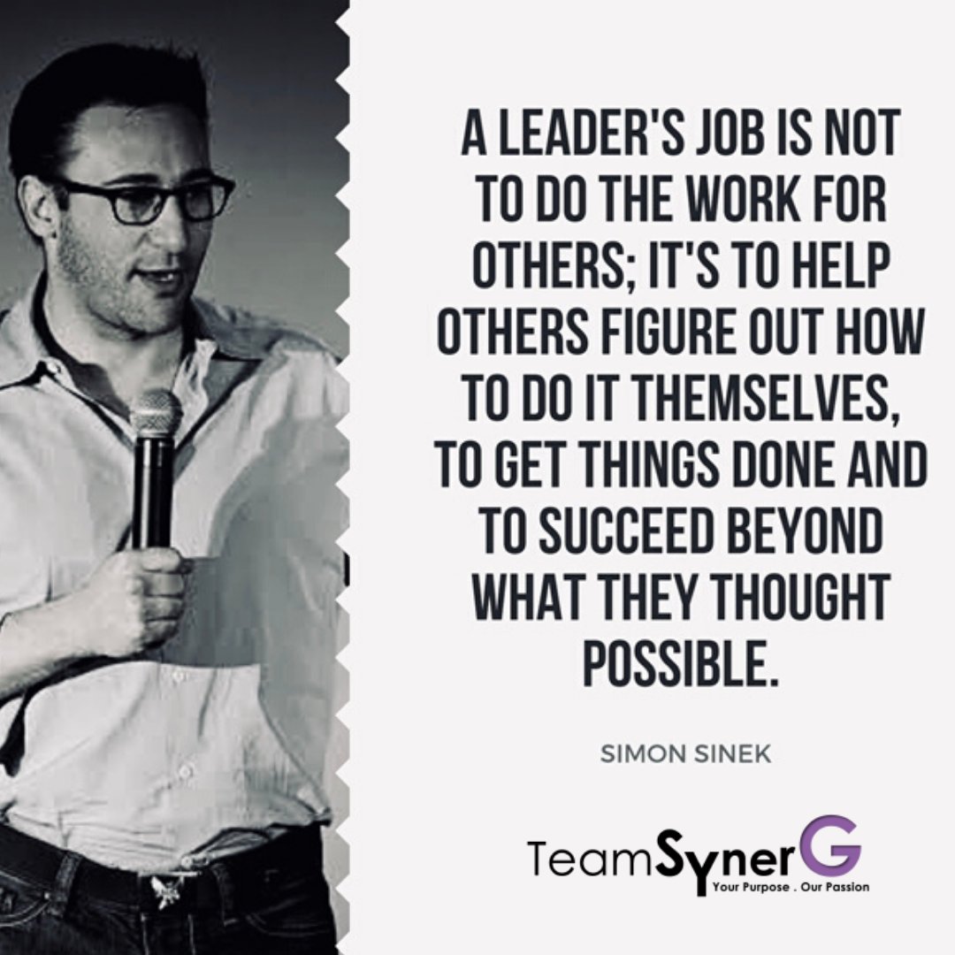 TeamSynerGinc's tweet photo. Leaders lead people to greatness by allowing others to show up in their own light!
#leadership #leading #empower #infinategame #success https://t.co/yIJ3zS9Chp