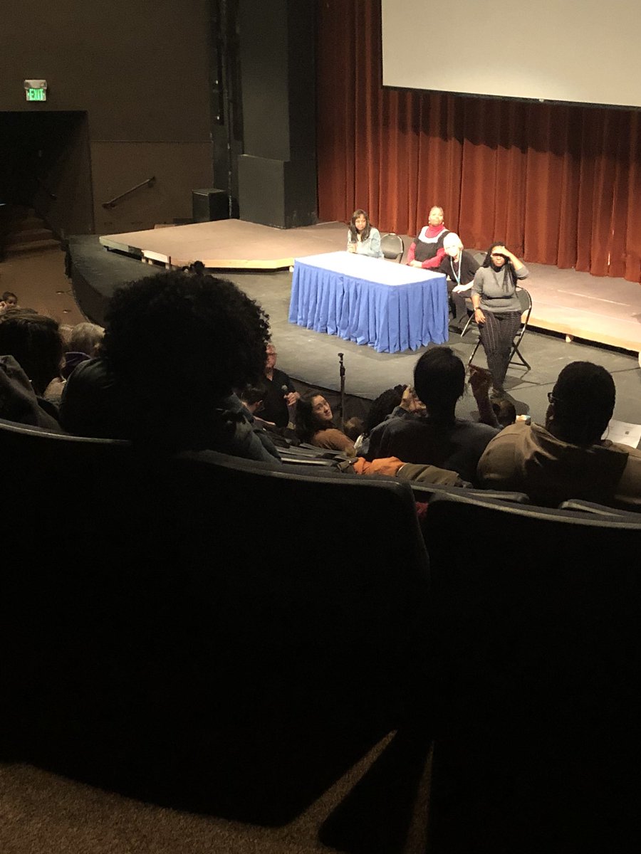 GallaudetPress's tweet photo. Nice turnout for the screening and the panel discussion with Carolyn McCaskill, Matreece Watson, and Ceil Lucas. #SigningBlackinAmerica https://t.co/cWcWRF5qUX