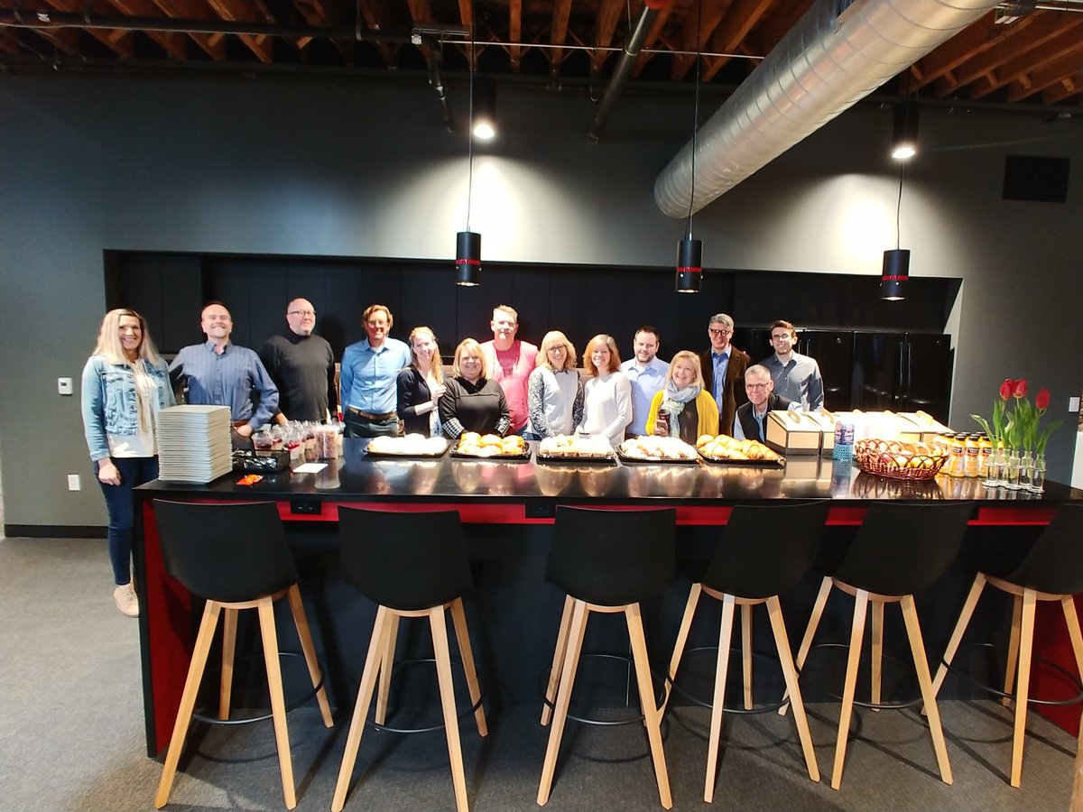 rdgusa's tweet photo. This week, we hosted @CSOArchitects in our #DSM office, sharing insight about RDG's multidisciplinary #design approach. Today they were kind enough to bring us coffee &amp; pastries as a thank you. #inspire #createmeaningtogether #designinspires #fridayfun #funatrdg #collaborate https://t.co/DUjrQiPLCd