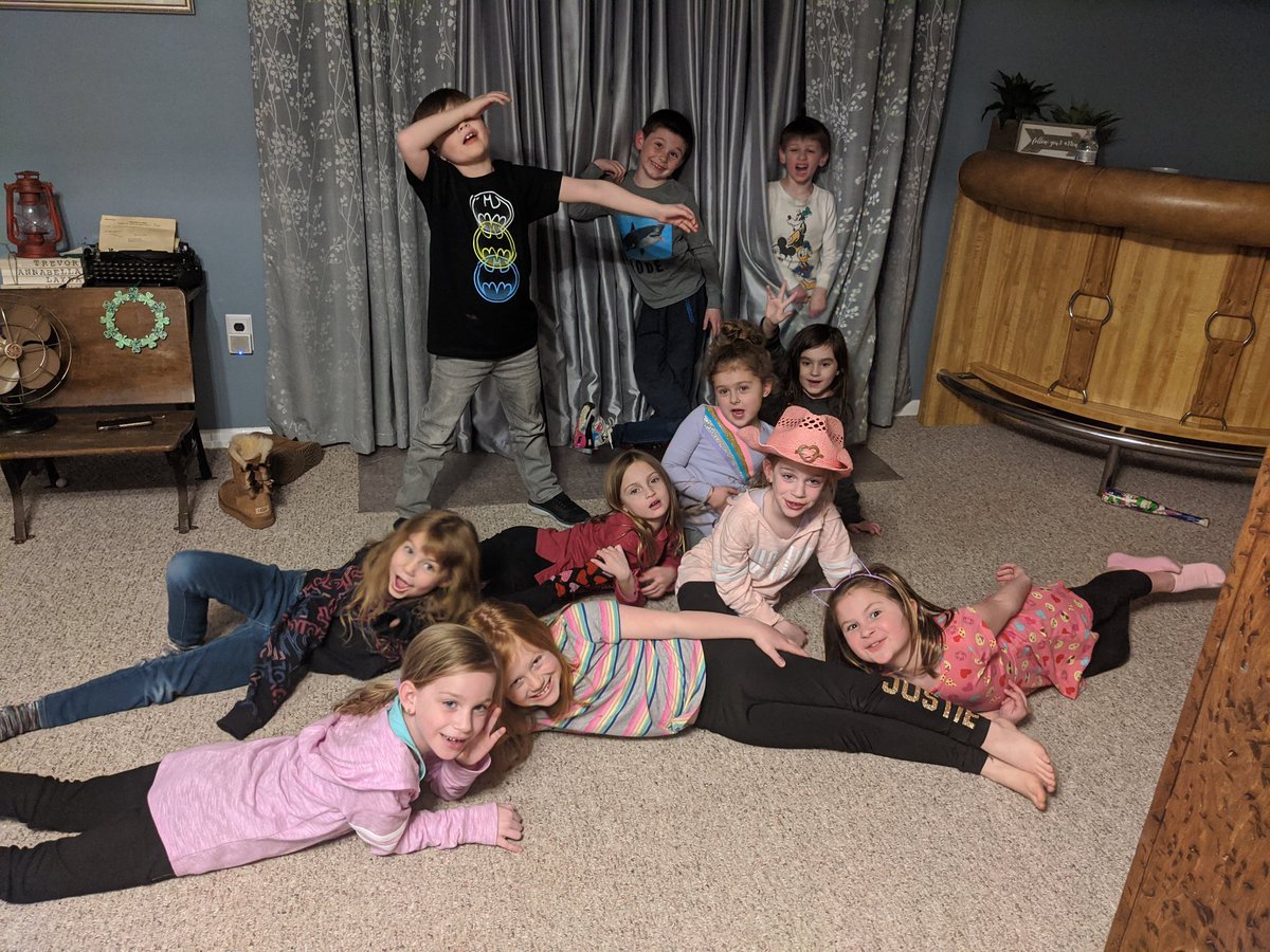 This crew is getting ready for their variety show #pennellpride #1stgraderocks #oldtownroad