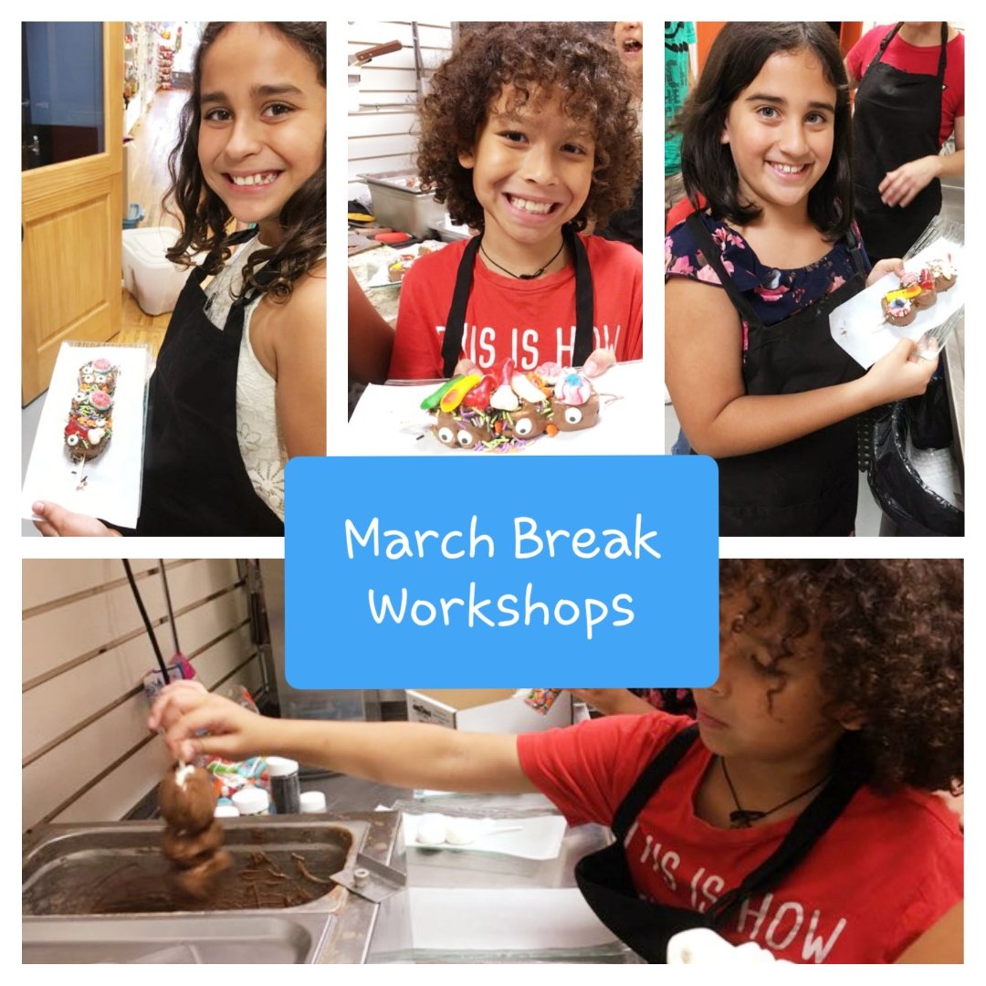 We will be hosting 4 "Kids in the Kitchen" workshops
Tues March 17 10am to 12pm &amp; 2pm to 4pm
Thurs March 19 10am to 12pm &amp; 2pm to 4pm

Please follow the link for full details, payment and FAQs

eventbrite.ca/e/march-break-…

#chocolate #chocolateworkshop #hamont #marchbreak