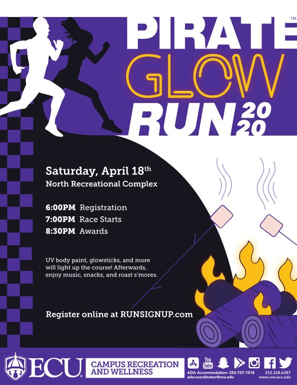 Help support our club by running the Pirate Glow Run on April 18th! Price increases March 23rd! runsignup.com/Race/NC/Greenv…