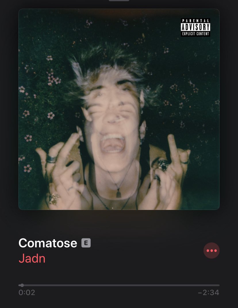 dreamer10283's tweet image. Couldn’t figure out why I was getting odd looks when I pulled up to the Catholic school for pick up until I realized my windows were down and I was blaring Comatose by @jadenhossler !! 🤷🏼‍♀️ I laughed and turned it up. 💜💜 #Comatose #Jadn #IdontCareEnough