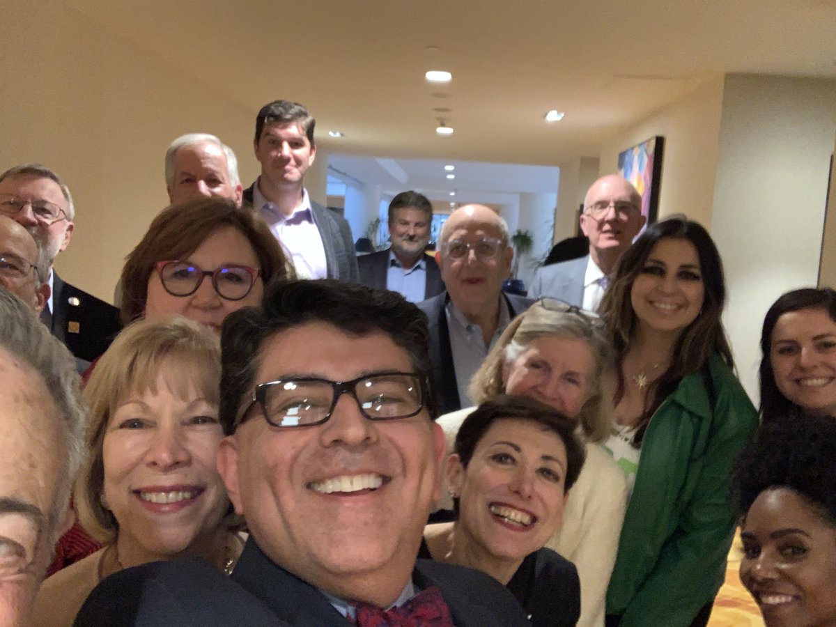 DAKainrath's tweet photo. And that’s a wrap for the February CAP Foundation board meeting!  

@ggmtorres definitely made this an Oscar-selfie worthy meeting!  #CAPFoundation #FCAP #pathologists https://t.co/B7gd7vnF7k