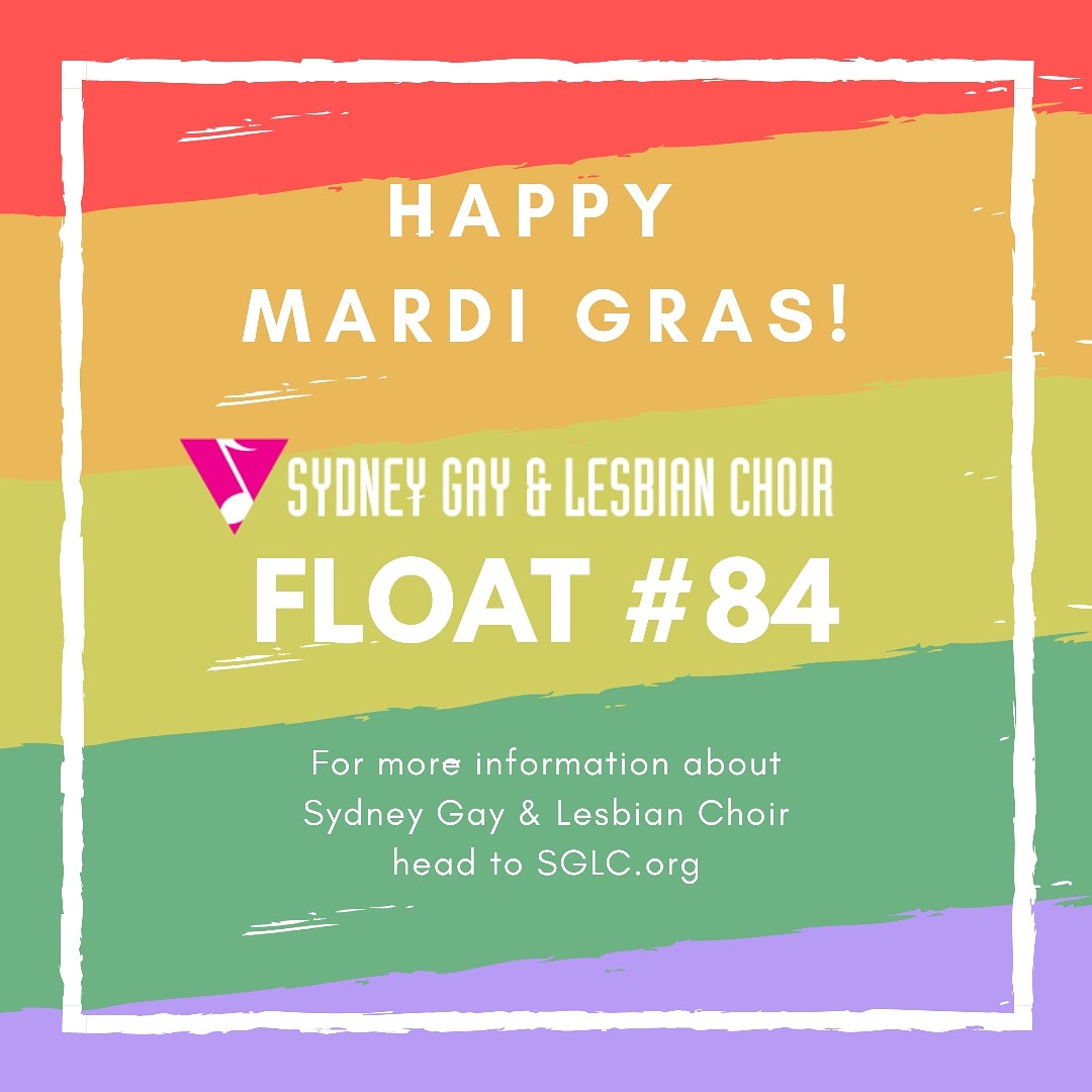 Happy Mardi Gras!!! SGLC would like to wish everyone a fabulous and safe Mardi Gras. SGLC Members have been hard at work creating our float for this year, the theme of which is the #Eurovision Song Contest! More info on SGLC &amp; Eurovision: SGLC.org/euphoria
#MardiGras