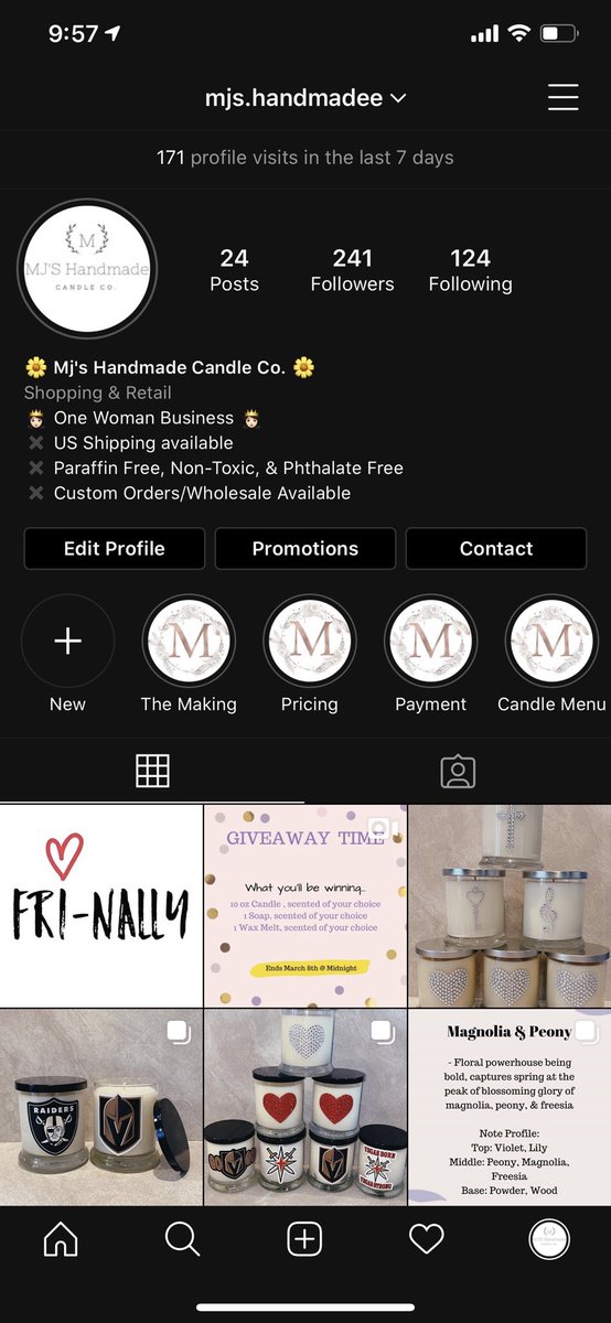 meganjeffery__'s tweet image. Hi everyone!🥰 A few months ago i decided to start my own business of making all natural candles, wax melts, &amp;amp; soap!!✨ I'm currently hosting a giveaway on instagram if youd like to participate or just a simple follow &amp;amp; rt could bring me my next customer💙🦋