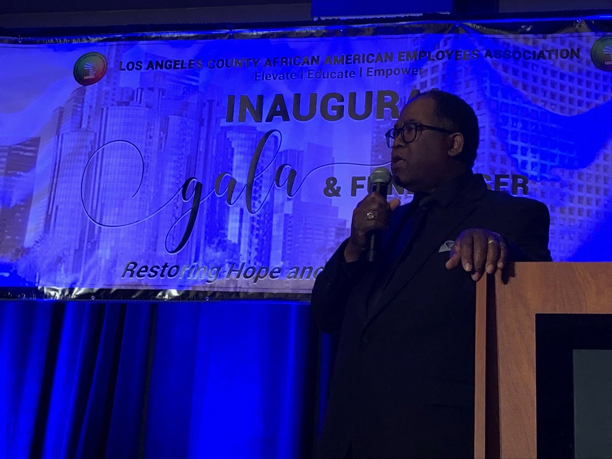 LACountyAfr.Amer.EmployeesAssc. honors Supv ⁦<a href="/mridleythomas/">Mark Ridley-Thomas</a>⁩ at the 2020 Inaugural Gala...⁦<a href="/emilypresents/">Emily</a>⁩ ⁦<a href="/LACountyCEO/">LA County CEO</a>⁩ ⁦<a href="/MsJDRock/">JRock</a>⁩