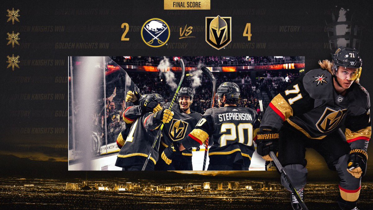 GoldenKnights's tweet photo. EIGHT STRAIGHT WINS BABAY!!!!! https://t.co/b8ZxOiXViU