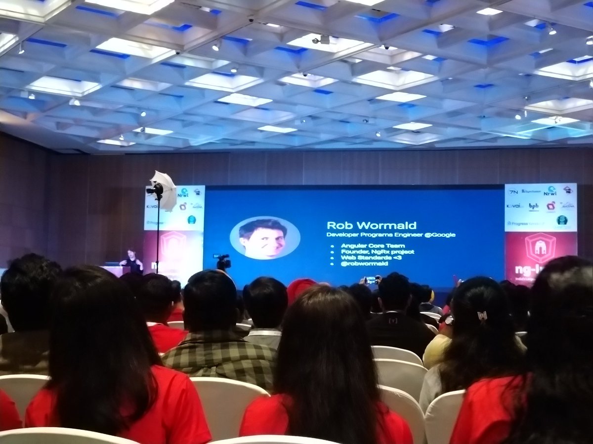 Keynote from <a href="/robwormald/">robwormald</a> #ngIndia2020 #ngIndia