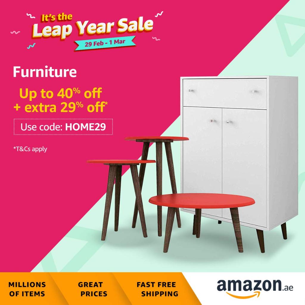 Amazon Ae On Twitter Leap Year Sale On Furniture Up To 40 Off