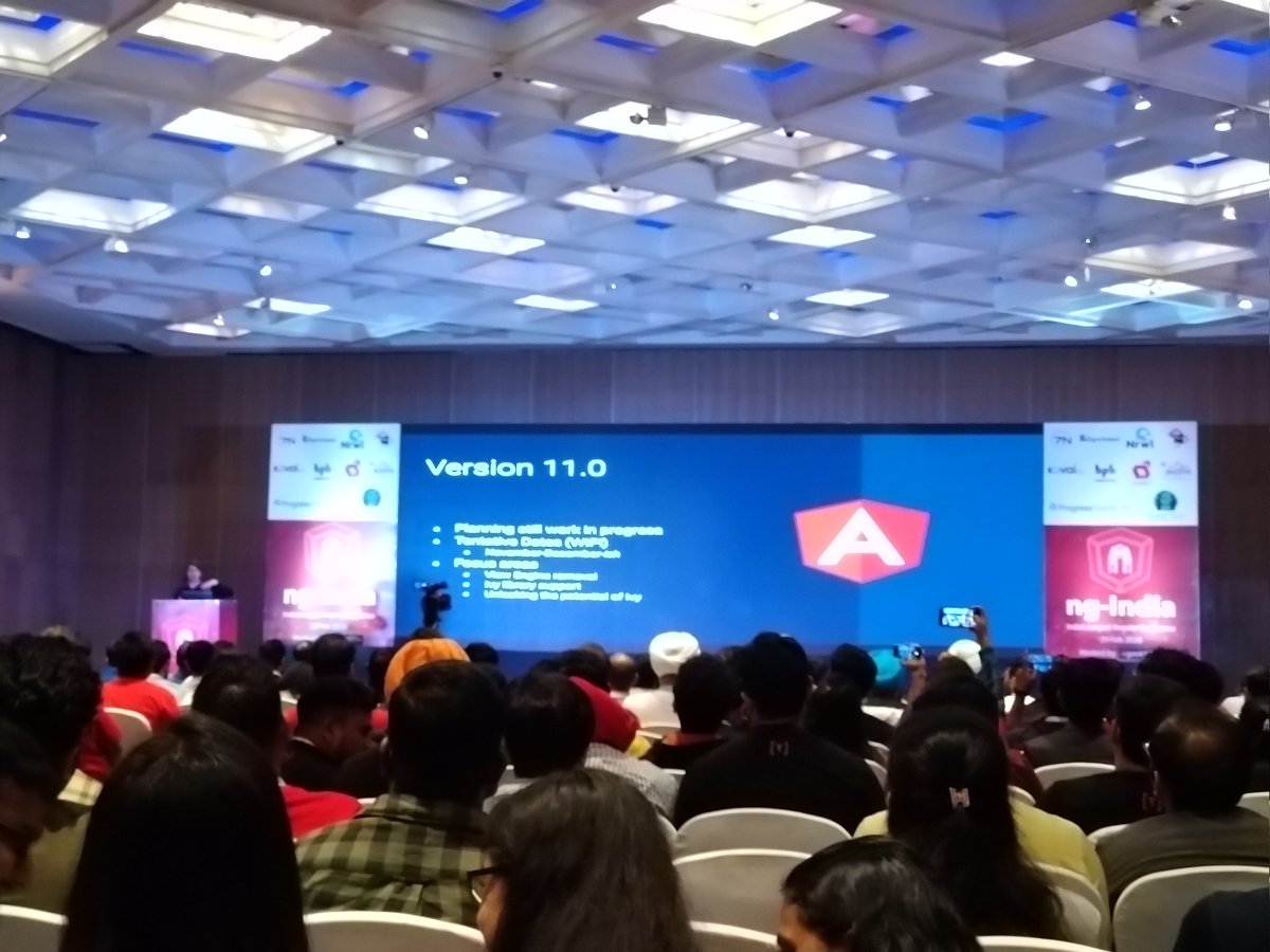 Angular 11 planned release in sep-nov 2020

#ngIndia2020 #ngindia
