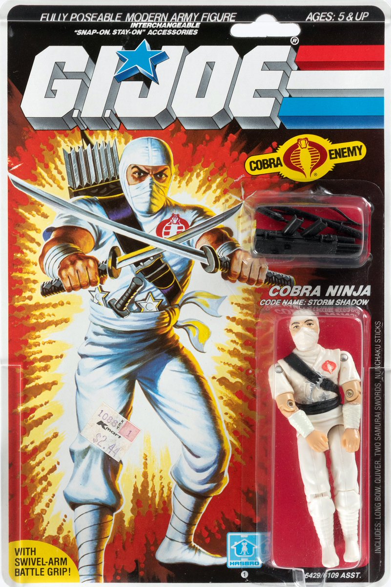 gi joe storm shadow action figure original
