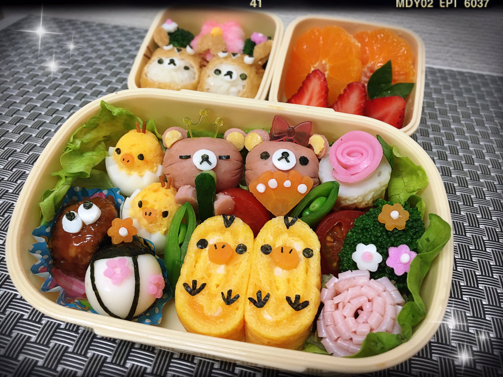 ゆみ Pa Twitter リラックマ ひなまつり キャラ弁 T Co C7xiqmnvcz Twitter