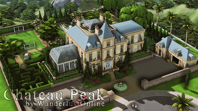 ipostedonline's tweet photo. Chateau Peak is now available over on my blog! https://t.co/uSfbvJWP4k✨ #TS4 #ShowUsYourBuilds https://t.co/7B4pq265mL