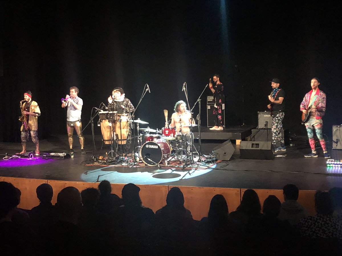 I think my face is melted. <a href="/FiveAlarmFunk/">Five Alarm Funk</a> at the <a href="/EARawlinsonCent/">EA Rawlinson Centre</a>