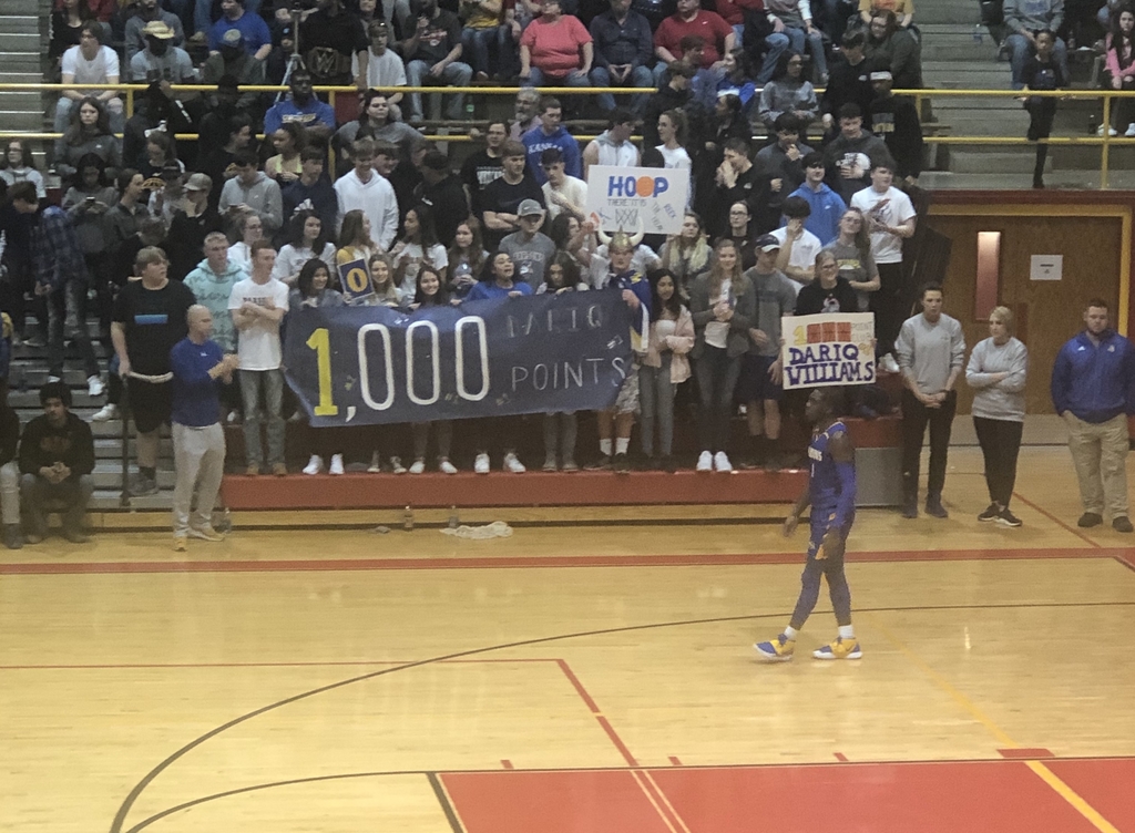 Dariq Williams 1,000 points
